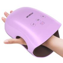 Massageador de mãos CINCOM Cordless com calor e compressão roxo