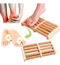 Massageador De Pé Bolinhas 2 Pés Em Madeira Massageador De Pé Bolinhas 2 Pés Em Madeira