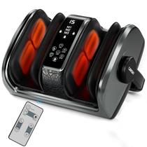 Massageador de pés CareSkyPro Shiatsu com aquecimento e controle remoto cinza Massageador de pés CareSkyPro Shiatsu com aquecimento e controle remoto cinza