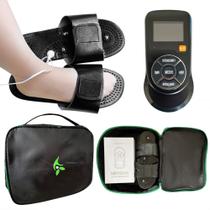 Massageador de Pés Chinelo de Massagem Tens Acupuntura Reflexologia + Bolsa