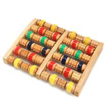Massageador de Pés de Madeira