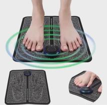 Massageador de Pés e Perna Tapete Recarregável EMS Elétrico Massageador de Pés e Perna Tapete Recarregável EMS Elétrico