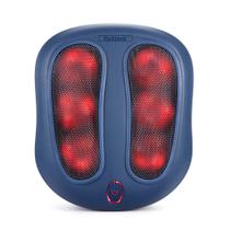 Massageador de pés Nekteck Shiatsu aquecido elétrico com azul térmico