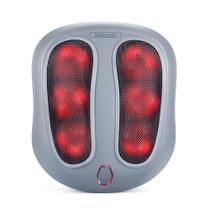 Massageador de pés Nekteck Shiatsu aquecido elétrico com cinza quente