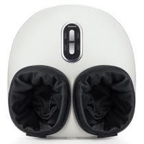 Massageador de pés Nekteck Shiatsu com calor, compressão de ar bege