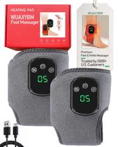 Massageador de Pés WUAXYBM com Aquecimento e Vibração Envolvente para Tornozelo Massageador de Pés WUAXYBM com Aquecimento e Vibração Envolvente para Tornozelo