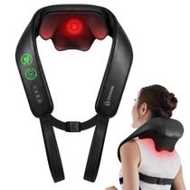 Massageador de Pescoço COMFIER 4D Sem Fio com Calor Shiatsu Preto