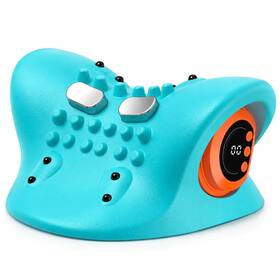 Massageador de Pescoço Elétrico Portátil Recarregável Relaxante Cervical Alívio da Tensão Muscular - C7Integra