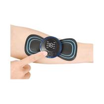 Massageador De Pescoço EMS Portátil Mini Adesivo Para Alívio De Dor Muscular Nas Costas Cervicais