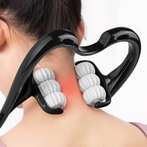 Massageador de pescoço Haseftni Upgrade 6 Balls Massage Point Black