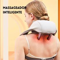 Massageador De Pescoço Inteligente De Compressão / Sem Fio / Alívio Da Dor de Pescoço e Coluna