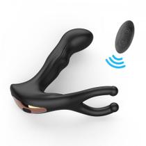 Massageador de Próstata Estimulador de Testículos + Controle