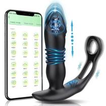 Massageador de Próstata Maximus Recarregável com Movimentos em Vai e Vem Massageador de Próstata Maximus Recarregável com Movimentos em Vai e Vem