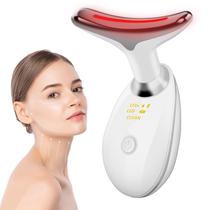 Massageador de rosto e pescoço TOYHIS de 7 cores LED Facial Beauty