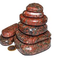 Massageador de Seixo Unakita Brasileira - 3 kg - Pedras Naturais para Massagem Quente e Fria