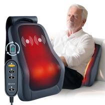 Massageador de shiatsu sem fio COMFIER para pescoço e costas com aquecimento