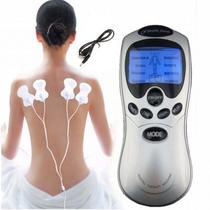 Massageador Digital com Timer Ajustável para Sessões de Fisioterapia em Casa TENS FES 4 Canais Massageador Digital com Timer Ajustável para Sessões de Fisioterapia em Casa TENS FES 4 Canais