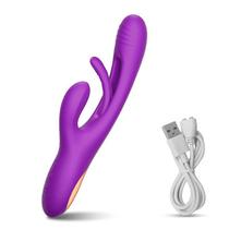 Massageador duplo com movimento slap recarregavel