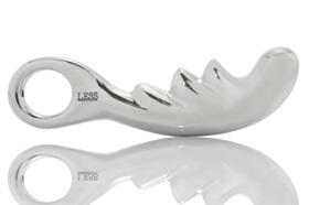 Massageador e Estimulador de Próstata Cromado em ABS Metalizado - Linha Less HARD