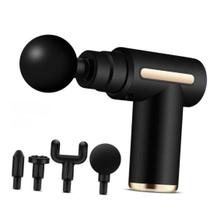 Massageador Elétrico 4 em 1 Profissional Portátil Recarregável e 6 Níveis de Velocidade para Alívio de Dores Musculares Massageador Elétrico 4 em 1 Profissional Portátil Recarregável e 6 Níveis de Velocidade para Alívio de Dores Musculares