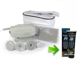 Massageador Elétrico Aoyama Super Potente 40w de Potencia + Super Gel 30 Ervas