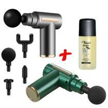 Massageador Elétrico Compacto E Potente 3400 RPM + Óleo de Massagem