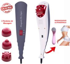 Massageador Elétrico Corporal + Massageador Ultrassônico - MS Fisio