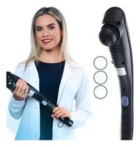 Massageador Elétrico Corporal Profissional Volcano Black 12 Massageador Elétrico Corporal Profissional Volcano Black 12