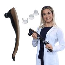 Massageador Elétrico Corporal Profissional Volcano Black