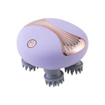 Massageador elétrico de couro cabeludo roxo com 8 cabeças de massagem rotativas Massageador elétrico de couro cabeludo roxo com 8 cabeças de massagem rotativas