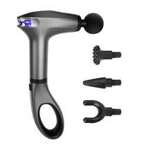 Massageador Elétrico Extensor Relaxante Recarregável Costas Cor:Cinza