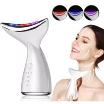 Massageador Elétrico Facial De Pescoço Anti Rugas E Papada