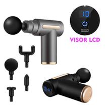 Massageador Elétrico Fisioterápico Muscular Miofascial Digital Lcd