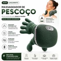 Massageador Elétrico Mãozinha em ABS e Silicone com Calor Controlado