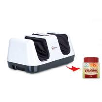 Massageador Elétrico Massagem Shiatsu Para Pés Pernas Panturrilhas + Creme Esfoliante Revitalizante Massageador Elétrico Massagem Shiatsu Para Pés Pernas Panturrilhas + Creme Esfoliante Revitalizante