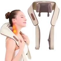 Massageador Eletrico Pescoço Shiatsu Costas Pernas Ombros Colete Sem Fio Cervical Profissional Melhor Relaxante Muscular Massageador Eletrico Pescoço Shiatsu Costas Pernas Ombros Colete Sem Fio Cervical Profissional Melhor Relaxante Muscular