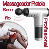 Massageador Elétrico Pistola Portátil Muscular Fascial Gun