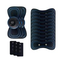 Massageador Elétrico Portátil LCD EMS Para Pescoço, Estimulador Muscular De Pulso Com 8 Modos Para