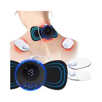 Massageador Elétrico Portátil Recarregável Multi-Velocidade Para Pescoço E Ombros Com Mini Patch De