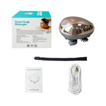 Massageador Elétrico Recarregável Portátil Para Couro Cabeludo, Crescimento Capilar, Portátil,