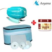 Massageador Elétrico Therapeutic TH Aoyama + Creme Esfoliante Revitalizante Massageador Elétrico Therapeutic TH Aoyama + Creme Esfoliante Revitalizante