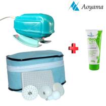 Massageador Elétrico Vibratório e Infravermelho + Creme Redutor FisioFort Slim Massageador Elétrico Vibratório e Infravermelho + Creme Redutor FisioFort Slim