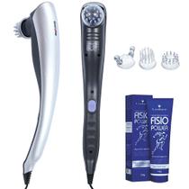 Massageador Elite Pro Relaxshop 2 Velocidades 3 Ponteiras