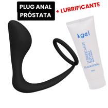 Massageador Estimulador Prostata Perineo Anal Ânus e Anel Peniano Silicone