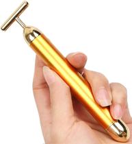 Massageador Facial Anti-idade Vibração Harmonização Energy Gold