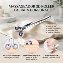Massageador Facial De Rolete 3D Firmeza Cutânea Rolo Para Pele Madura Massageador Facial De Rolete 3D Firmeza Cutânea Rolo Para Pele Madura