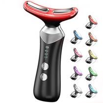 Massageador facial Dopsikn 9 em 1 para terapia de luz vermelha para rosto e pescoço