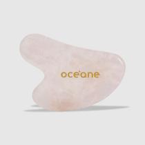 Massageador Facial e Corporal de Quartzo Rosa - Rose Quartz Gua Sha