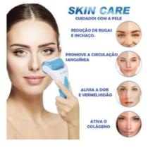 Massageador Facial e Corporal Ice Roller Rolo Drenagem Crioterapia Calmante Anti-rugas