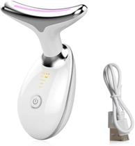 Massageador Facial Elétrico 3 Funções, EMS e Massagem com Aquecimento